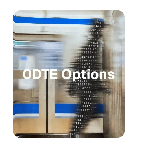 0DTE options strategy card illustration