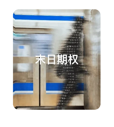 0DTE 期权策略卡片插画